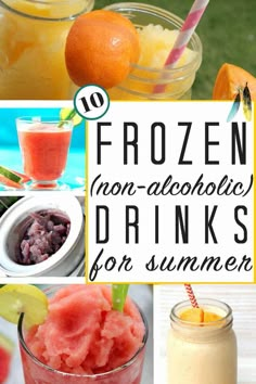 frozen non - alcoholic drinks for summer