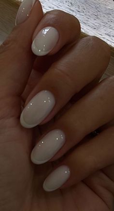 Milky White French, Russian Manicure, Summer Nail Colors, Unghie Sfumate, Velvet Nails, White French