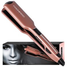 PRICES MAY VARY. Get The Perfect Hair Styling Within a Short Time- Enjoy instant heat up convenience with our pro-grade electronic flat irons, save time on your hair styling and achieve impeccable straightening effects easily. Invest In The Best Hair Straightener- Quality crafted of strong PA66 material, with 4 inches long and 1.6 inch wide ceramic plates, this new generation PTC heater utilizes advanced infrared technology, for perfectly straight hair. Designed For Multy Style Shaping- With a m Hair Straightening Tools, Titanium Hair Straightener, Titanium Hair, Professional Flats, Flat Iron Hair, Professional Hair Straightener, Best Hair Straightener, Static Hair, Hair Straighteners Flat Irons