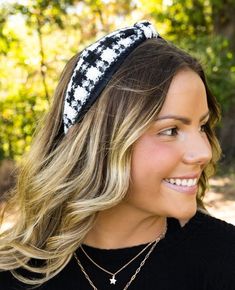 Women's Knotted Headband, Fashion Headband, Women's Cute Headband Plaid Headband Fashion, Knotted Headband, Cute Headbands, Headband Styles, Knot Headband, Headbands For Women, Hair Accessories Headbands, Salt Lake City, Lake City