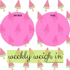 Weigh In Template, Calorie Diet, Low Calorie, Easter