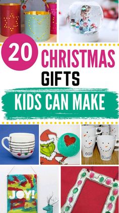 christmas gifts for kids can make