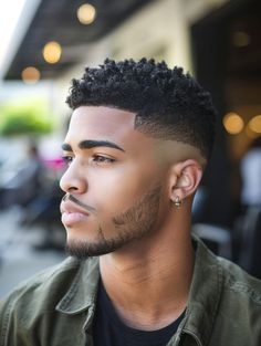 Exploring 40 Trendsetting Black Men's Hairstyle Ideas: Fades Twists and Natural Looks Male Face Shapes, Black Man Haircut Fade, Laz Alonso, Mens Twists Hairstyles, Taper Fade Short Hair, Fade Haircut Curly Hair, Round Face Men