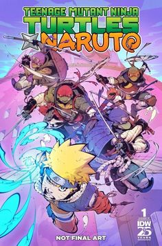 the cover to teenage mutant ninjas naruto