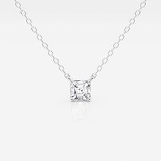 Diamond Solitaire Pendant, Solitaire Pendant, Diamond Solitaire, Lab Grown, Lab Grown Diamonds, Lab, Yellow Gold, Pendant, Gold