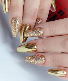 Elegant Touch Nails, Crazy Nail Designs, Pastel Nails Designs, Gold Nail Designs, Art Deco Nails, Nail Drawing, Fall Nail Art Designs, Gold Nail, Metallic Nails