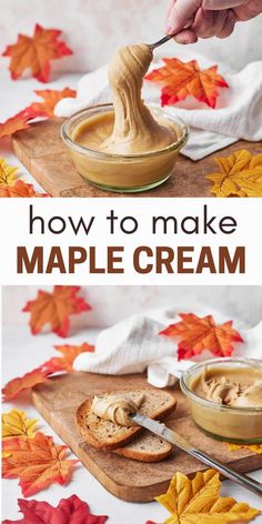 an image of how to make maple cream