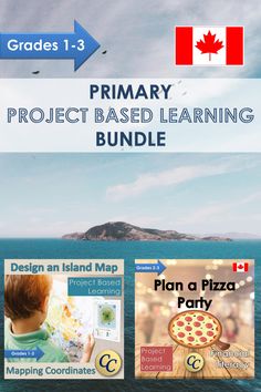 the project based learning bundle includes maps and activities for kids to learn how to use them