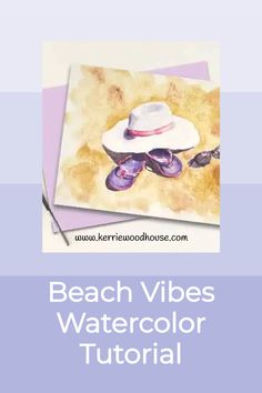 the beach vibes watercolor video course