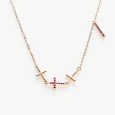 ▼Description This captivating collection blends the enduring beauty of a cross with a contemporary twist, creating a piece that seamlessly integrates spirituality into your everyday elegance. ◄Details Composition: 18K rose gold/platinum plated brassThree transverse connected cross decoration ◄Size & Fit Chain length: 39cmPendant size: 3.3*0.7cmExtra length chain: 5cm Adjustable length ◄Shipping Information Free standard shipping on all orders. An average shipping interval for standard delivery i Agate Pendant Necklace, Cross Chain, Everyday Elegance, Crosses Decor, Black Agate, Agate Pendant, Rose Gold Necklace, Gold Platinum, 18k Rose Gold