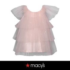 in stock Bonnie Jean, Three Tier, Tiered Dress, Baby Baby, Tulle Dress, Sequin