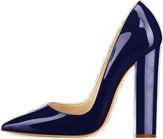 Modern Blue Heels For Work, Chunky Pumps, Led Fashion, Pumps Shoes, Different Outfits, Pump Shoes, High Heels, Pumps, Collage