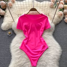 Size Chest:80cm  Waist:70cm  Length:63cm  Sleeve:13cm NOTE!!!! 1. Our size is the Asian size in centimeters，If you are not sure what size to choose, please contact customer service, they will give you a professional recommendation 2. The product size deviation is 2-3cm, Bust, waist, hip need to measure around, not straight. Spaghetti Strap dress length including the strap.dress length starts from the head, not from the shoulder. 3. Clothes may have stitching threads, which can be cut off with sc Knit Lace Dress, Ruffle T Shirt, Korean Fashion Summer, Summer Cardigan, Club Party Dresses, Short Sleeve Jumpsuits, Ruched Bodycon Dress, Spaghetti Strap Dress, Jumpsuit With Sleeves