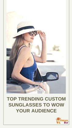 Top trending custom sunglasses to wow your audience! #customsunglasses #sunglasses Top Trending, Top Trends, Color Choices, Panama Hat, How To Wear