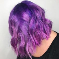 Shades Of Purple Hair Color, Purple Dyed Hair, Shades Of Purple Hair, Chocolate Cherry Hair Color, Chocolate Cherry Hair, Purple Hair Color Ideas, Cherry Hair Colors, Purple Hair Color, Lavender Hair Colors