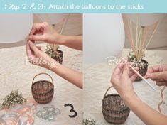 step by step instructions on how to make a basket