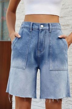 Step into summer with our Women's Jean Shorts, designed for 2024's trendy Y2K style. These knee-length, high-waisted shorts feature a wide leg for ultimate comfort and casual flair. Complete with pockets, they’re perfect for adding a touch of retro charm to your warm-weather wardrobe. Y2k Bottoms With Built-in Shorts For Spring, Y2k Bottoms With Built-in Shorts For Summer, Y2k High Waist Shorts For Streetwear, High Waist Y2k Bottoms For Summer, High Waist Y2k Summer Bottoms, Y2k High Waist Summer Bottoms, Y2k Style Baggy Shorts For Summer, Y2k Baggy Summer Shorts, Y2k Denim Bottoms With Side Pockets