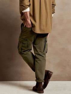 A modern expression of the timeless cargo pant, these straight-fit trousers are made with a rugged cotton drill that is specially washed for a well-loved feel.  STRAIGHT FIT: Mid rise.  Straight fit with gentle taper from the knee down.  ORGANIC: Mad Tapered Cargo Pants With Pockets For Fall, Casual Tapered Cargo Pants With Patch Pockets, Rugged Bottoms With Pockets For Fall, Rugged Fall Pants With Pockets, Utility Tapered Pants With Cargo Pockets, Cargo Pants With Side Pockets, Tapered Utility Cargo Pants With Straight Leg, Tapered Utility Cargo Pants With Patch Pockets, Utility Cargo Pants With Tapered Straight Leg