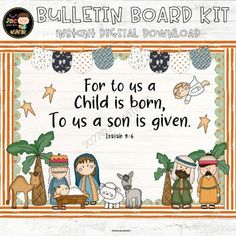 bulletin board for children to use in the bible