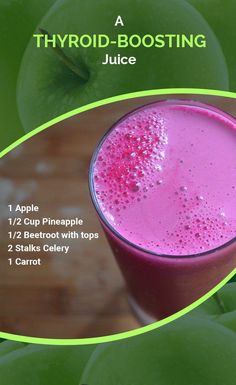 a smoothie is shown with information about the ingredients