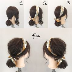 Hair School, Professional Appearance, School Hairstyles, Peinados Fáciles Para Cabello Corto, Short Hair Styles Easy, Length Hair, Headband Hairstyles, Scarf Hairstyles