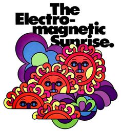 an advertisement for the electric magnetic sunrise