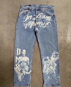 Apparel Design Inspiration, Denim Inspiration, Custom Jeans, Denim Ideas, Street Style Outfits Men, Mens Fashion Streetwear, Jeans Diy