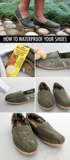 how to waterproof your shoes