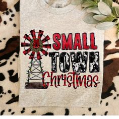 Cute Design ! Custom Made And Will Ship Within A Few Days! On Gildan Unisex Short Sleeve Check Out My Page For More Designs Country Christmas Shirts, Small Town Christmas, Trending Christmas, Christmas Country, Christmas Trends, Country Christmas, Cute Design, Unisex Shorts, Christmas Shirt