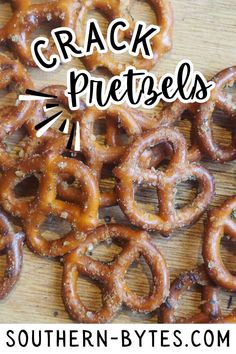 These pretzels are called Crack Pretzels because you won't be able to stop at just one! They are made with ranch seasoning, but they also have a little bit of spice, a little garlic, and a subtle cinnamon undertone. Ranch Seasoned Pretzels, Spiced Pretzels, Ranch Pretzels, Seasoned Pretzels, Butter Pretzels, Gluten Free Pretzels, Mini Pretzels, Pretzels Recipe