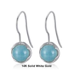 Our aquamarine gemstone earrings keep things sweet and simple. It is not the biggest hoop earring, but it’s perfect for all those that never find themselves wanting to wear anything other than dainty jewelry. Our drops solid gold earrings come in both 14k and 18k real Gold and with its extra moissanite diamond, it gives it a little extra spice that will make you look like your personality.