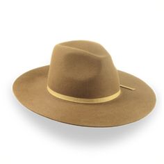 Description Materials Craftsmanship Hat Care Shipping Returns Product Description A Rugged Brown Flat Bill Western Fedora Step into timeless Western style with the Longsword, a brown flat bill fedora handcrafted from premium rabbit fur felt. Featuring a center-dent crown and a wide 3 5/8" flat brim, this hat combines rugged charm with practical sun protection. The smooth finish, genuine leather sweatband, and viscose satin lining ensure all-day comfort. Custom-made to your exact measurements, th Mens Felt Hats, Spanish Hat, Homburg Hat, 1940 Style, Gambler Hat, Mens Hats Fashion, Fedora Hat Men, Homburg, Chapeau Cowboy