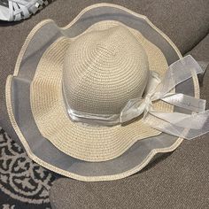 Beach Hat Random Clothes, Beach Hat, Beach Accessories, Women Accessories, Cream, Hats, Women Shopping, Clothes, Color