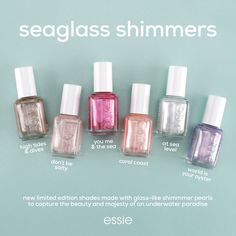 Shimmer Nail Polish, Gel Colors, Nail Shimmer, Pearl Nails, Best Nail, Christmas Nail