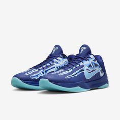 Brand: Nike Model: Kobe Zoom 5 Protro Nickname: 'X-Ray'Colorway: Deep Royal Blue / Baltic Blue - Glacier BlueSKU: HJ4303-400Release Date: 10/31/2024 Kobe 5 X Ray, Kobe's Shoes, Shoes Rotation, Kobe Protro, Kobe Sneakers, Kobe 5 Protro, Nike Kobe Shoes, Bb Shoes, Kobe 5