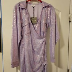 This Is A Size Small Sequined Short Cocktail Dress, Absolutely Gorgeous! Great For Your Night Out, Cruise, Or Vacation. New With Tags! Purple Cocktail Dress Short, Cocktail Dress Short, Purple Cocktail Dress, Short Cocktail Dress, Sequin Shorts, Sequin Dress, Night Out, Colorful Dresses, Sequin