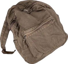 Casual Brown Softback Bag, Casual Brown Canvas Bag With Zipper Closure, Casual Brown School Bag, Casual Brown Canvas Backpack, Casual Khaki Backpack With Zipper Pocket, Brown Canvas Backpack With Zipper Pocket, Brown Canvas Backpack For School, Brown School Backpack Canvas Bag, Brown Canvas School Backpack