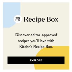 the recipe box is open and ready to be used as a cook's box