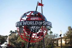 the entrance to the espn wide world of sports complex