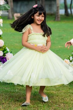 Pistachio green dress with tie-up sleeves, placement embroidered rabbit and gathered bodice.
Component: 1
Neckline: Square
Sleeve Length: Sleeveless
Fabric: Soft Mesh
Color: Green
Note: Belt, kurta and dhoti worn by the model is not for sale - Aza Fashions Fitted Pista Green Dress For Spring, Spring Fitted Dress In Pista Green, Pista Green Sleeveless Party Dress, Pistachio Green Dress, Embroidered Rabbit, Gathered Bodice, Green Soft, Green Girl, Pistachio Green