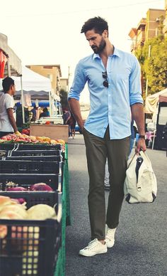 Smart Casual Menswear Summer, Gq Fashion, Style Inspiration Casual, Mens Fashion Smart, Mens Fashion Blog, Men's Casual Style, Cooler Look