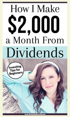 the cover of how i make $ 2, 000 a month from dividends