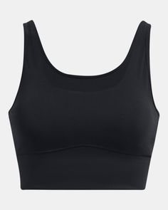 Super-soft & stretchy performance knit fabric delivers support & lasting comfort with improved durability|Material wicks sweat & dries really fast|4-way stretch material moves better in every direction|Built-in shelf bra with removable padding for added coverage & support|Front & back scoop neckline|Cropped body length Solid Breathable Activewear With 4-way Stretch, Versatile Solid Breathable Activewear, Versatile Solid Color Activewear With Moisture-wicking, Solid Color Sports Bra With Moisture-wicking And 4-way Stretch, Moisture-wicking Sports Bra With 4-way Stretch, Moisture-wicking 4-way Stretch Sports Bra, Solid Breathable Activewear With Medium Support, Solid Supportive Breathable Activewear, Breathable Supportive Solid Activewear