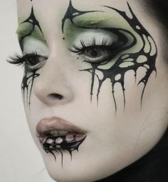 Cybersigilism Makeup, Cybergoth Makeup, Tattoo Makeup