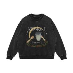 Be ready this Halloween season with this gorgeous oversized Practical Magic inspired Midnight Margarita sweatshirt. Perfect for those evening fall nights, to snuggle up in while you watch your favorite Halloween classics. Spooky Winter Sweatshirt For Streetwear, Oversized Grunge Halloween Sweater, Oversized Halloween Sweatshirt For Loungewear, Oversized Spooky Sweatshirt For Fall, Witchy Long Sleeve Sweatshirt For Fall, Midnight Margaritas, Girls Sweatshirts, Autumn Night, Practical Magic