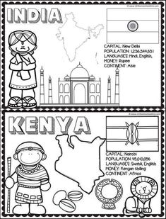 india and kenya worksheet