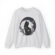 This Gender-Neutral Adult Sweatshirts item is sold by JulesPrintDesigns. Ships from San Jose, CA. Listed on Nov 17, 2023 Karma Is A Cat, Cozy Cat, Cat Fashion, Cat Sweatshirt, Cat Graphic, Unique Gifts For Her, Cozy Sweatshirts, Print Sweatshirt, Business For Kids