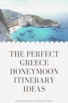 the perfect greece honeymoon itinerary ideas