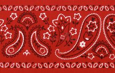 Bandana Tattoo, Paisley Stencil, Bandana Crafts, Blood Wallpaper, Red And Black Wallpaper, Tattoo Lettering Fonts, Bandana Design, Cowboy Party, Red Bandana