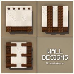 Interior Walls Minecraft, Minecraft Mansion Layout, Minecraft Wall Decor, Mc Builds, Minecraft City Buildings, Minecraft Mansion, Minecraft Interior